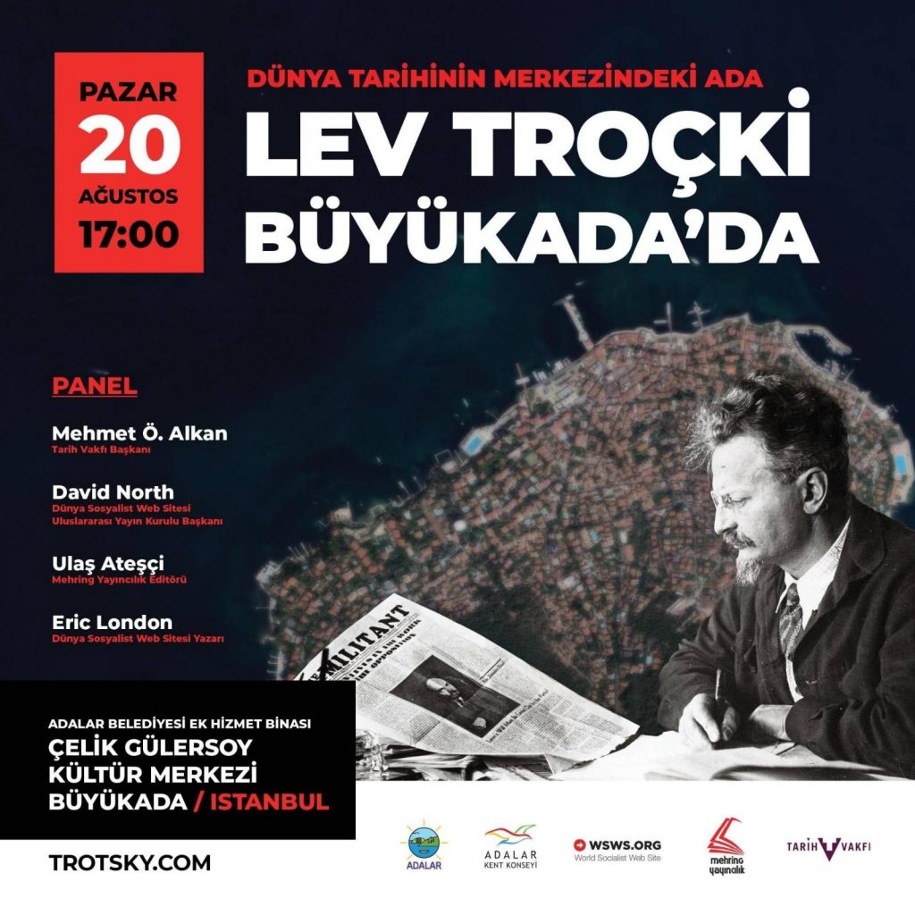 Lev Troçki Büyükada’da Panel